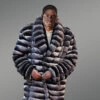 Men’s Long Chinchilla Coat