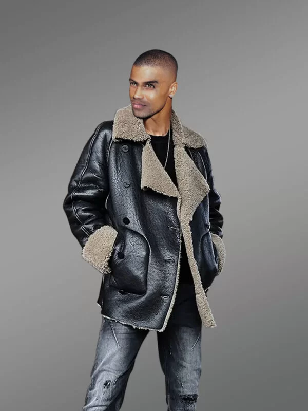 Genuine Shearling Coats in Black to Redefine Winter Dressing Trends! - Image 3