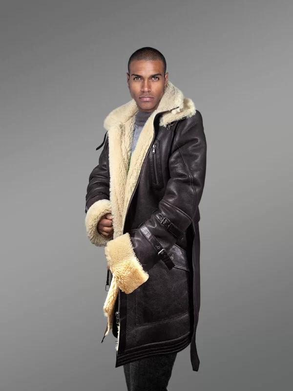 Authentic Shearling Jackets in Radiating Manly Charm for Men - Image 5