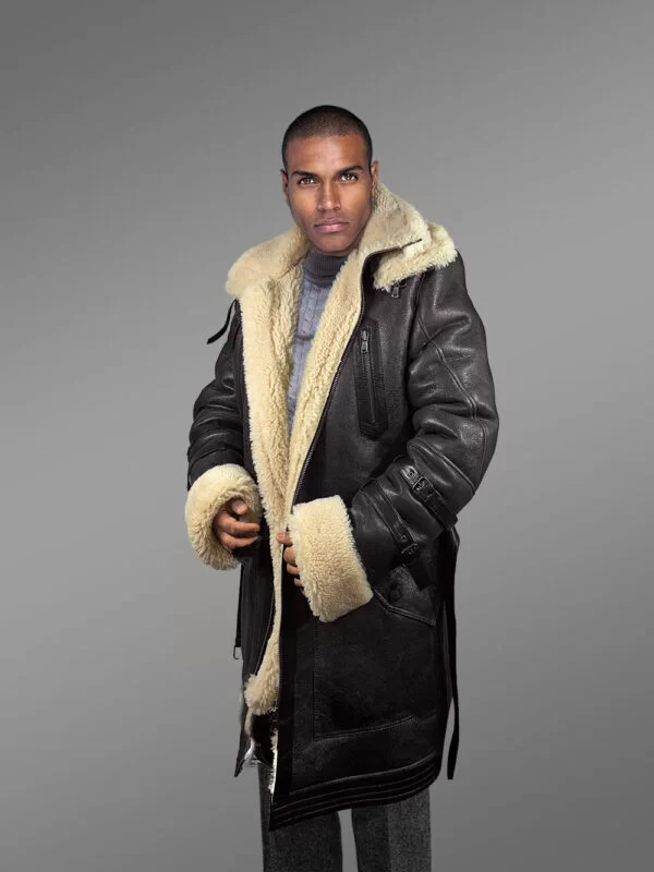 Authentic Shearling Jackets in Radiating Manly Charm for Men - Image 6