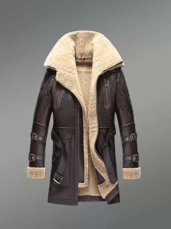 Authentic Shearling Jackets in Radiating Manly Charm for Men - Image 9