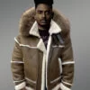 B3 Shearling Bomber Jacket for Men