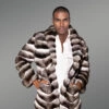 Celebrity Style Real Chinchilla Jacket