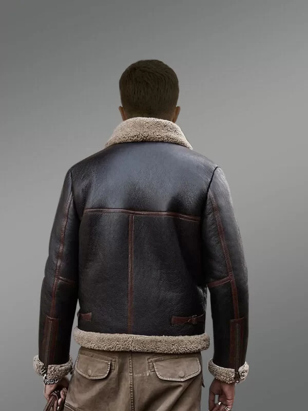 Double-Sided Shearling Jacket with Flawless Finish - Image 5