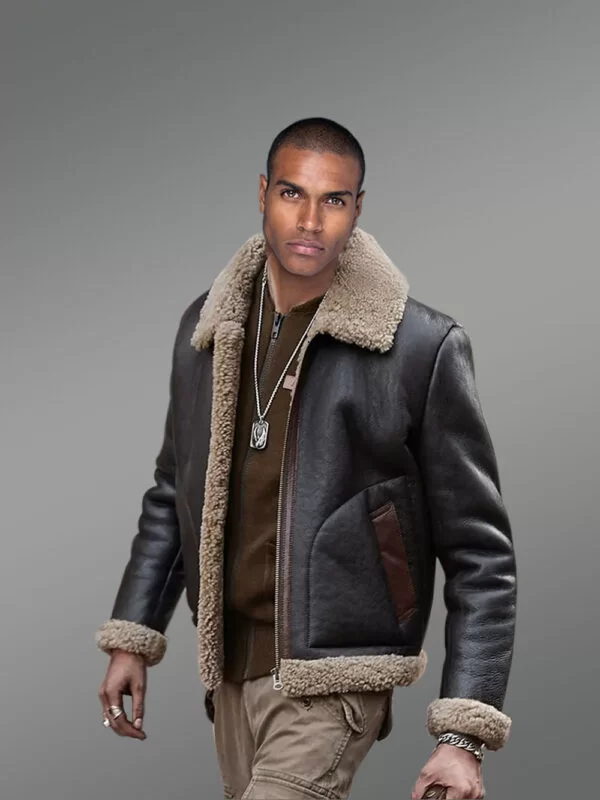 Double-Sided Shearling Jacket with Flawless Finish - Image 2