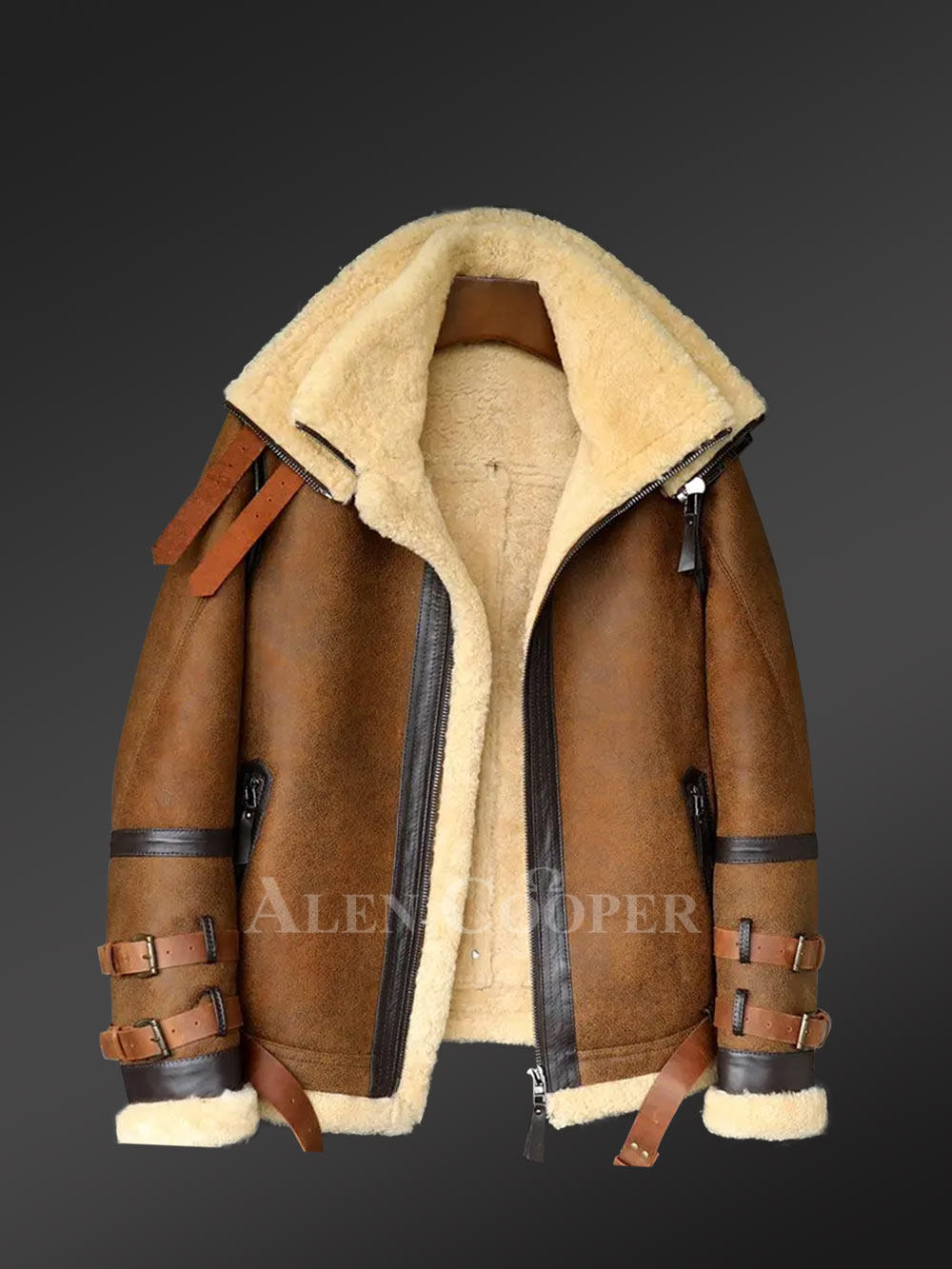 Authentic Shearling Jacket to Redefine Your Masculine Charm - Image 5