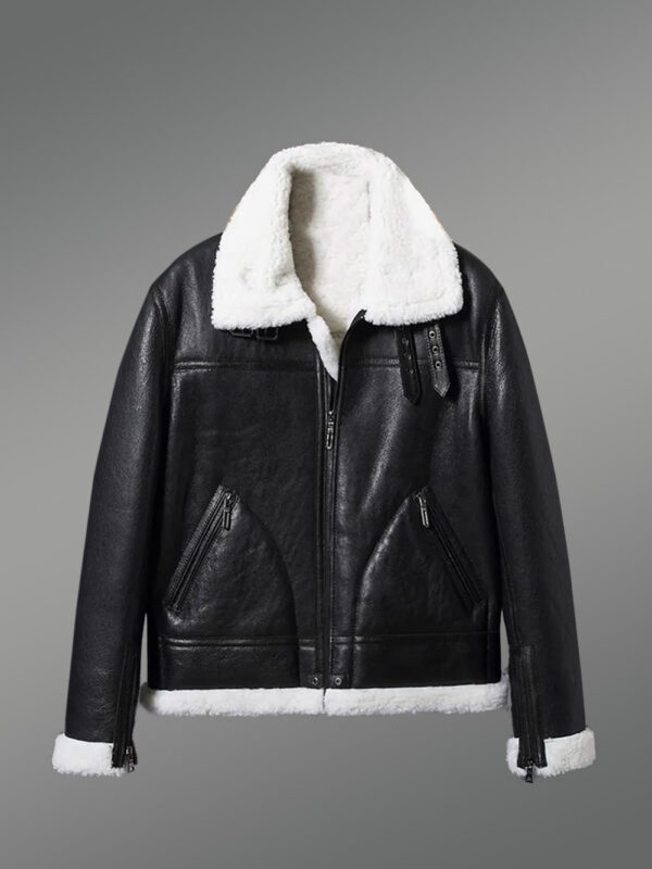 Double-Sided Shearling Jacket for Men - Image 3