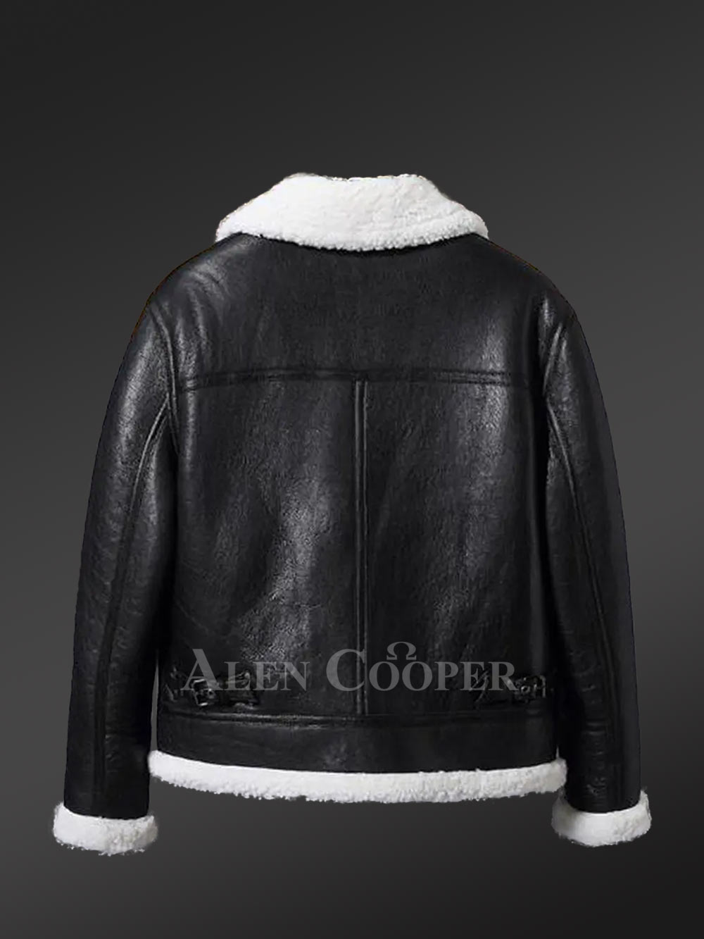 Double-Sided Shearling Jacket for Men - Image 4