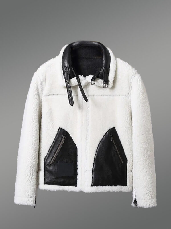 Double-Sided Shearling Jacket for Men - Image 5