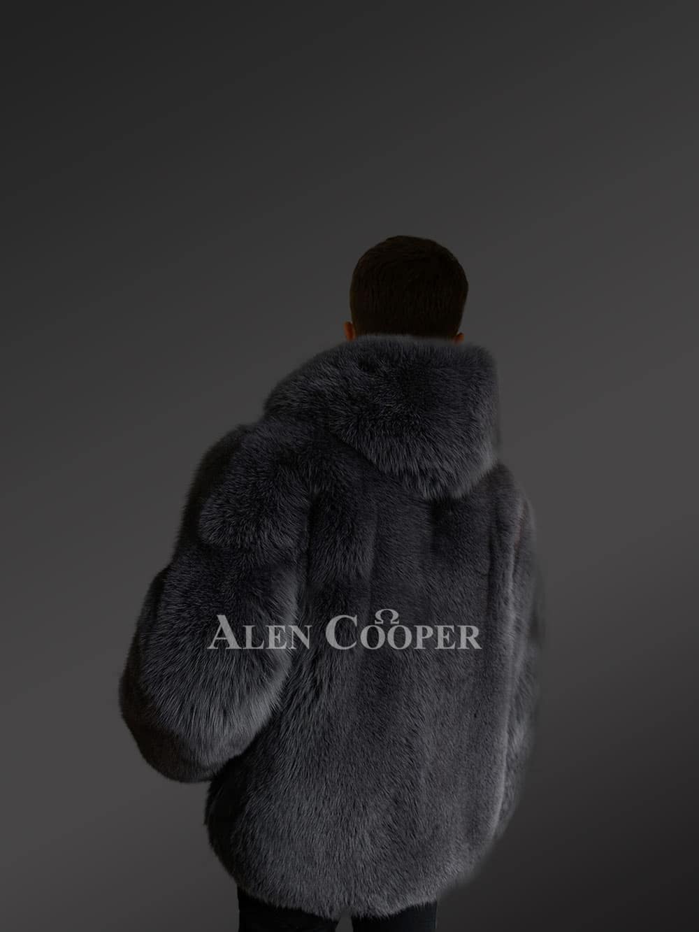 Mens Fox Fur Coat with Hood to Stay Fashionable with Maximum Protection - Image 7
