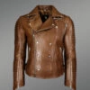 Men’s Italian Leather Moto Biker Jacket