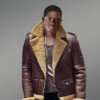 Genuine Shearling Coats in Brown