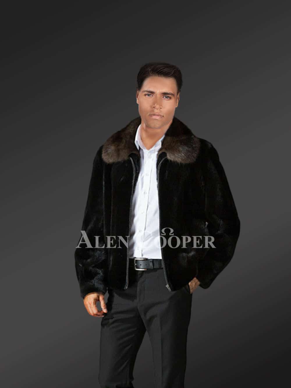 Mink Jacket for Men with A Velvety Appeal - Image 3