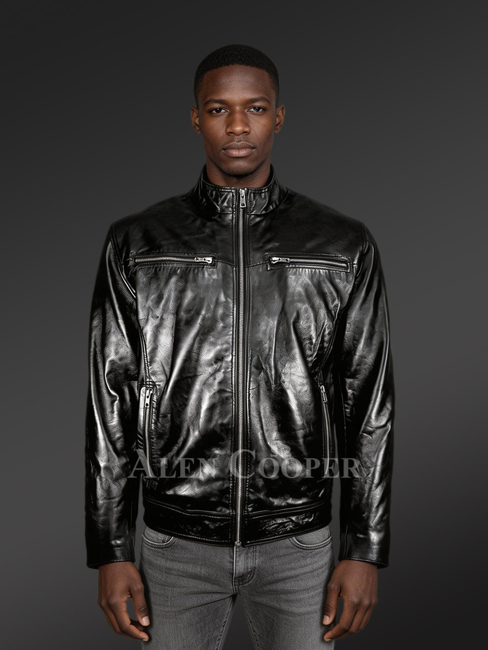 Mens Black Leather Moto Jacket – High-Fashion Looks with Maximum Comfort