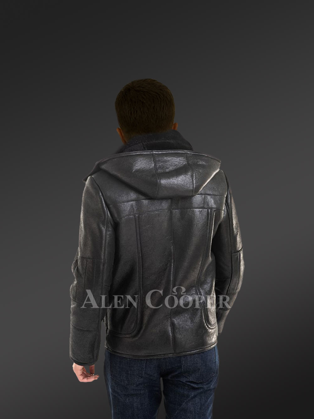 Premium Shearling Coat in Black for Men is a New Addition to Smart Wear - Image 3