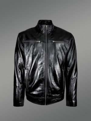 Men’s Regular Cut Biker Jacket