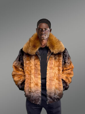 Mink Fur Bomber Jacket