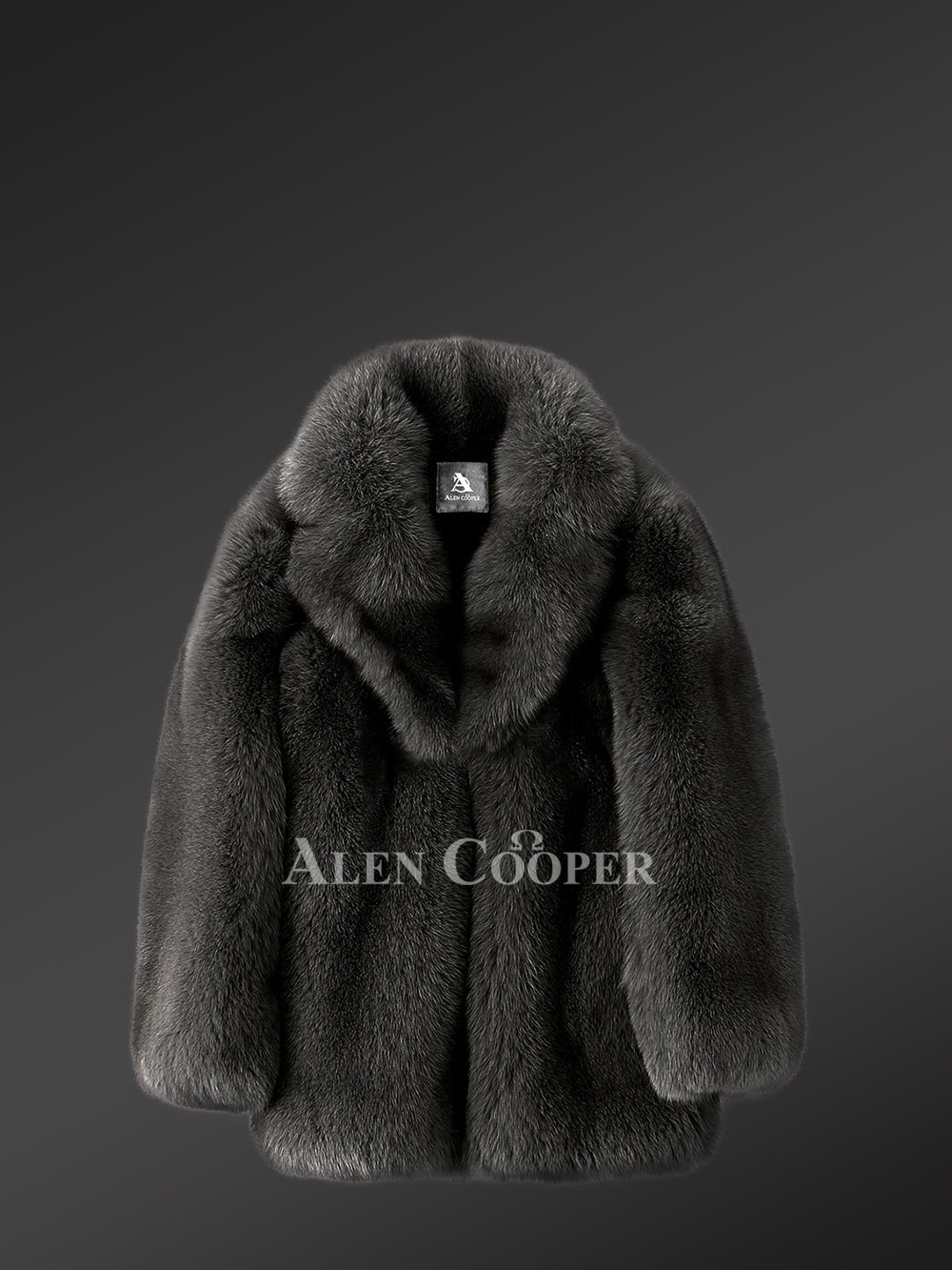 Mens Fox Fur Black Jacket To Look Sophisticated and Stay Warm - Image 3