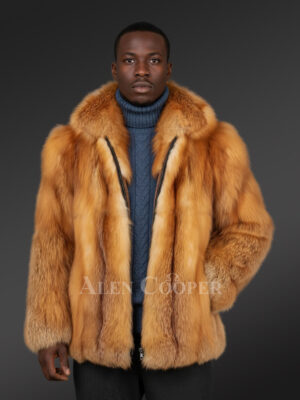 Fox Fur Coat with Hood and Collar – A Perfect Winter Outfit