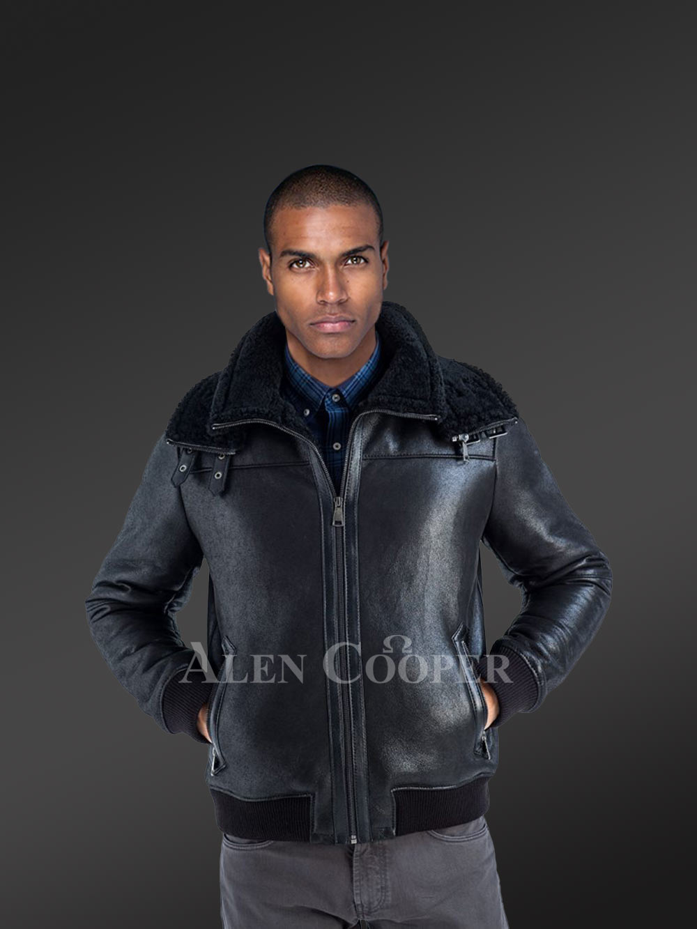 Stylish Shearling Jackets for Men - Image 2
