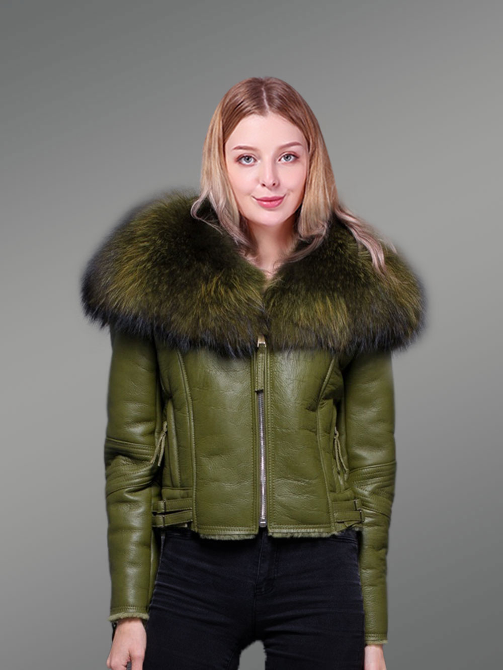 Alen Cooper Short Length Shearling Jacket Furrik