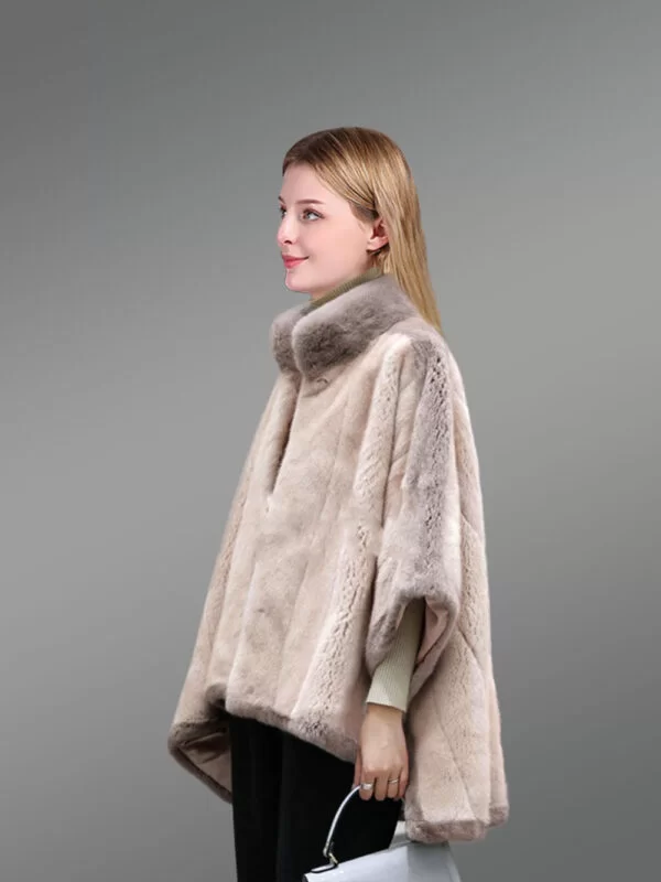 Appealing Mink Fur Capes for Elegant Ladies - Image 3