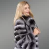 Authentic and Real Chinchilla Fur Bomber furrik (6)