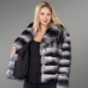 Authentic and Real Chinchilla Fur Bomber furrik (9)