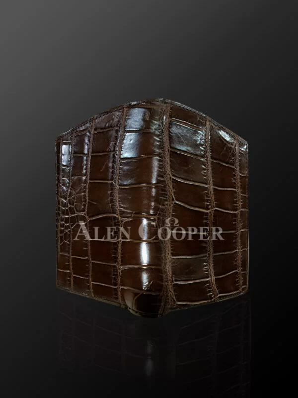 Authentic Leather Wallets Made From Horn Back Alligator Skin - Image 4