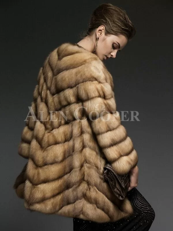 Exotic Version of Russian Sable Fur Coat for The Modern Women - Image 4