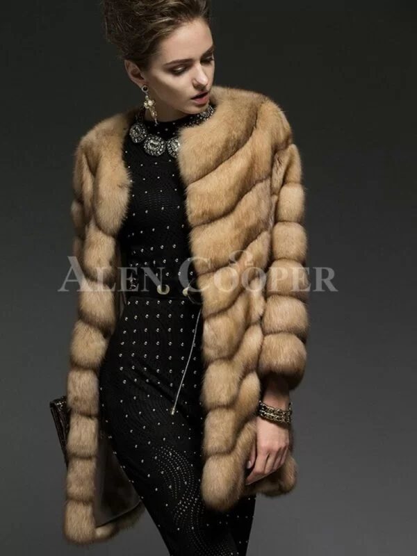 Exotic Version of Russian Sable Fur Coat for The Modern Women - Image 2