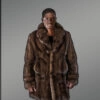 Combination of Coat And Jacket Styles With Sable Fur Is A Sophisticated Winter Outfit