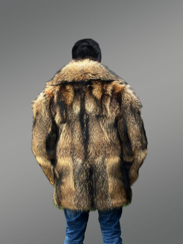 Raccoon Fur Jacket for Men - Image 8