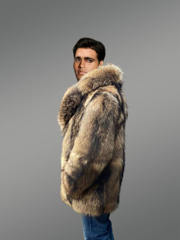 Raccoon Fur Jacket for Men - Image 4