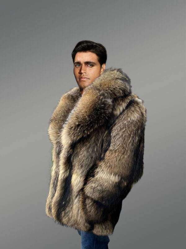 Raccoon Fur Jacket for Men - Image 7