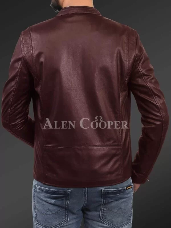 Men’s Comfortable Real Leather Jacket - Image 17