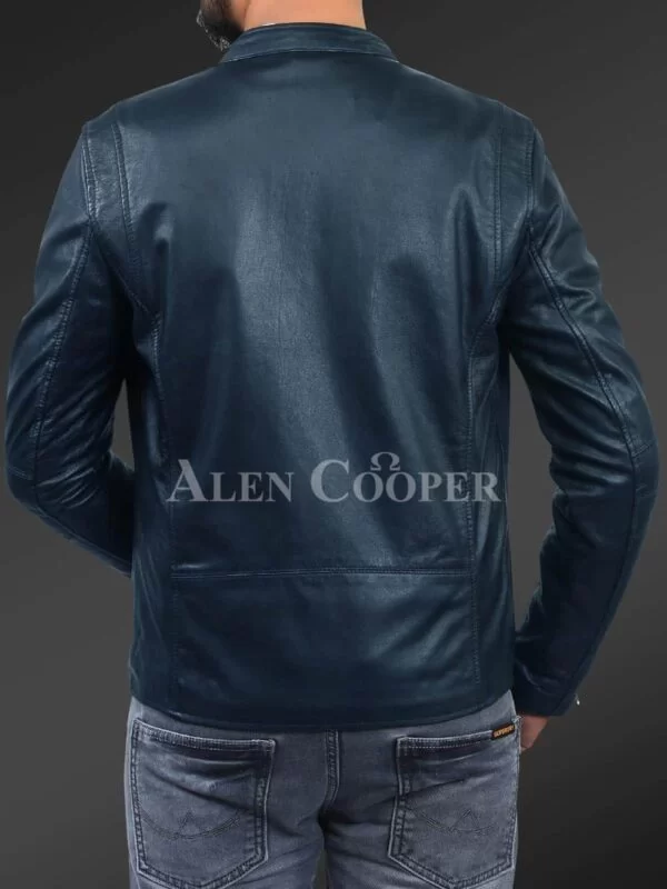 Men’s Comfortable Real Leather Jacket - Image 14