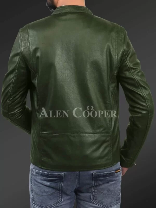 Men’s Comfortable Real Leather Jacket - Image 13