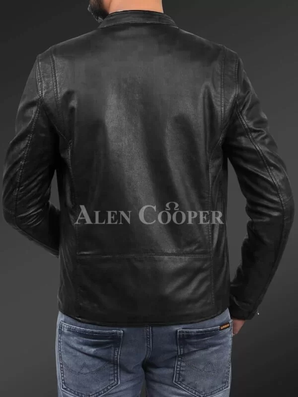 Men’s Comfortable Real Leather Jacket - Image 15