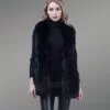 Mid-Length Genuine Fox Fur Winter Vest