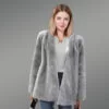 Mink fur jacket for women of style