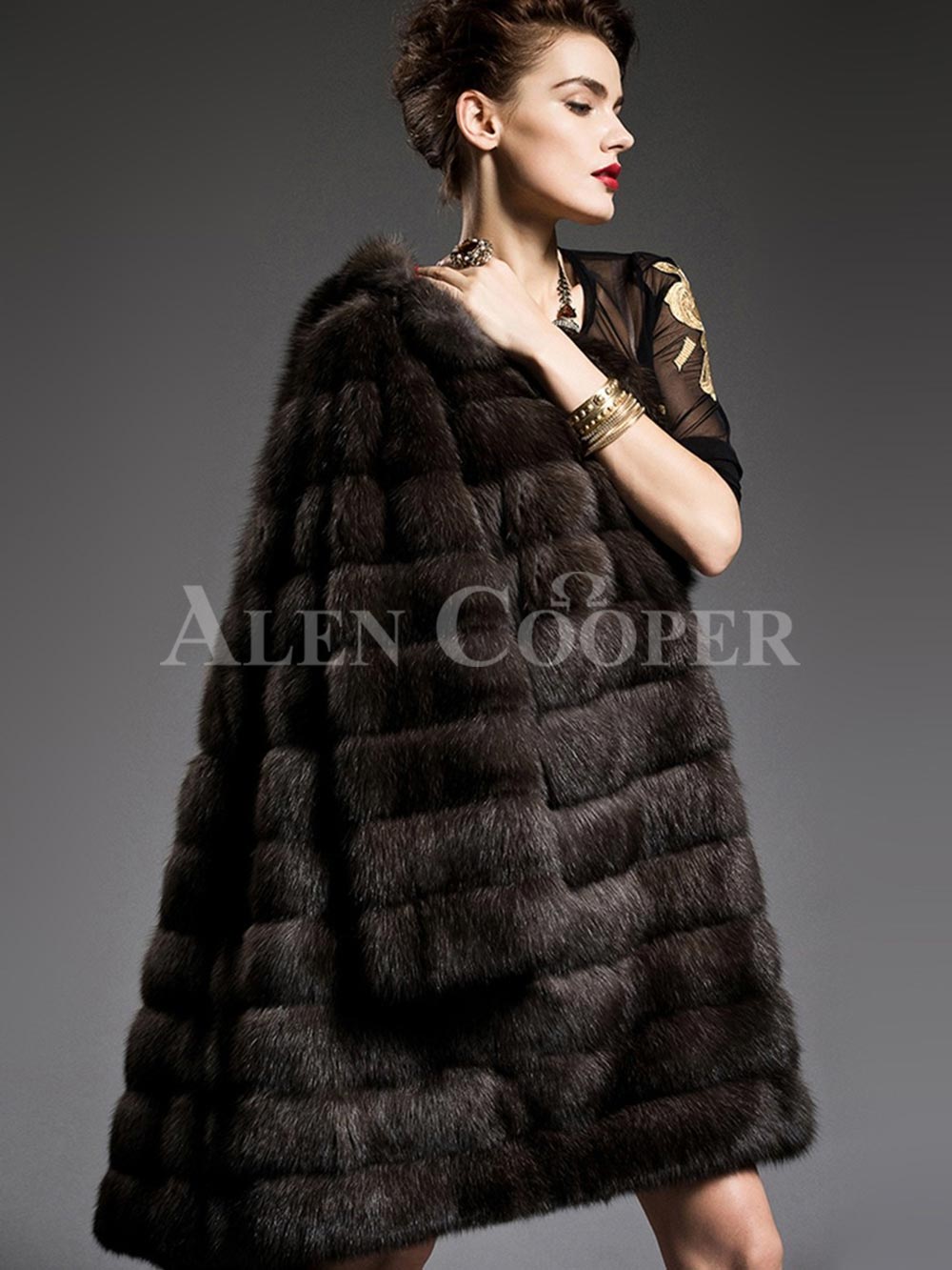Sable Fur Coat For Stylish Women - Image 2