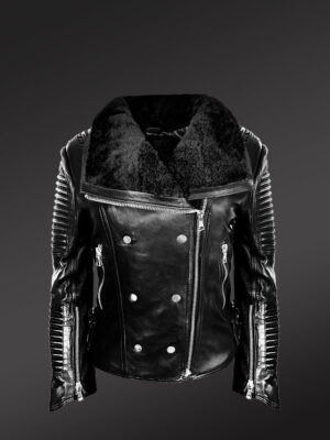 Women's Shearling Leather Jacket