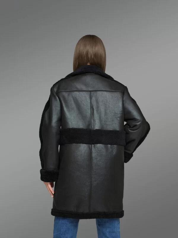 Original Sheepskin Shearling in Bomber Style - Image 3