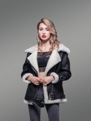 Sheepskin shearling jacket