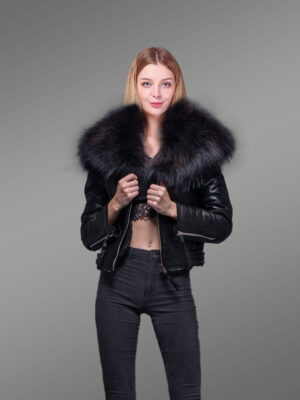 Short Length Sheepskin Shearling Jacket furrik