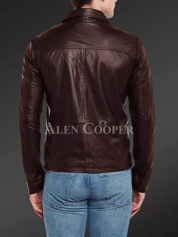 Soft and Comfortable Real Leather Jacket for Men - Image 9