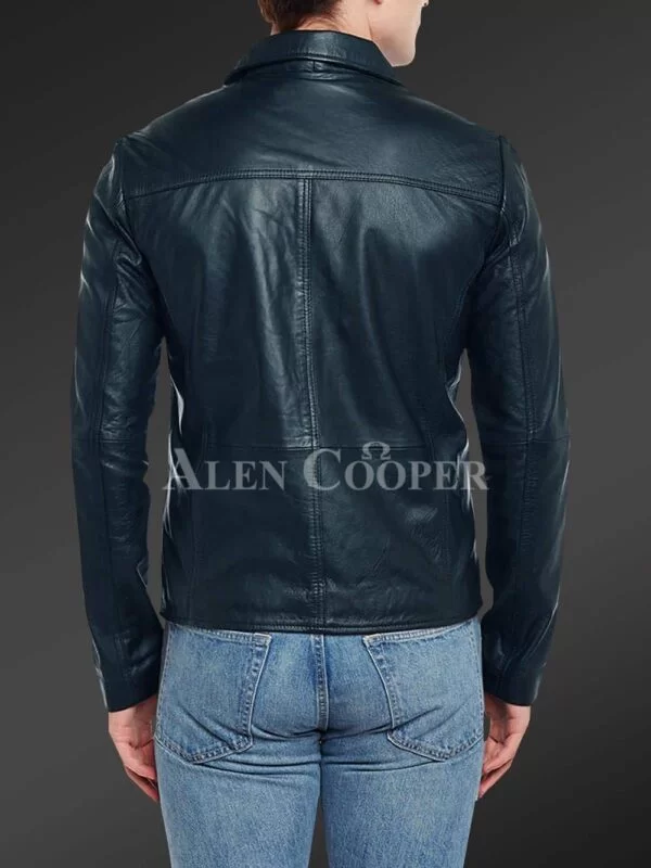 Soft and Comfortable Real Leather Jacket for Men - Image 12