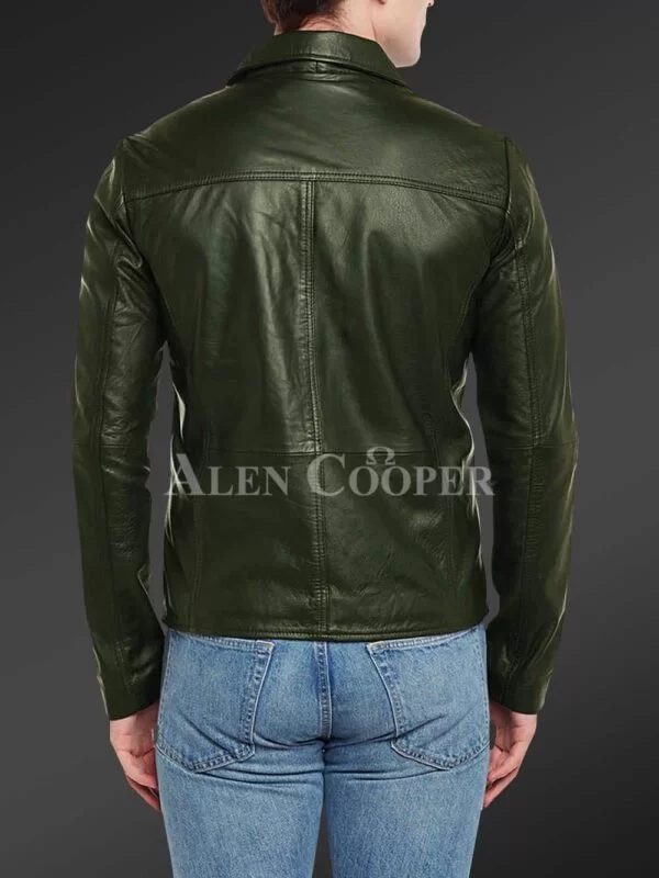 Soft and Comfortable Real Leather Jacket for Men - Image 11