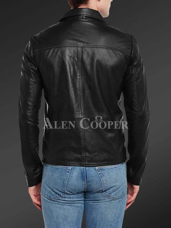 Soft and Comfortable Real Leather Jacket for Men - Image 10